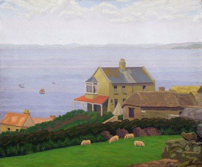 Landschap door Charles Ginner