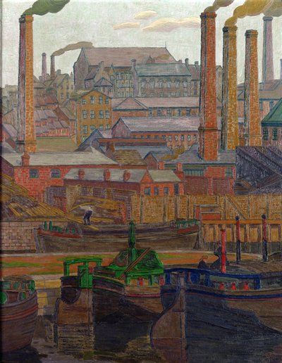 Leeds Kanaal door Charles Ginner