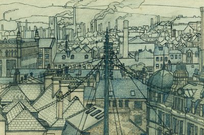 Daken van Leeds door Charles Ginner