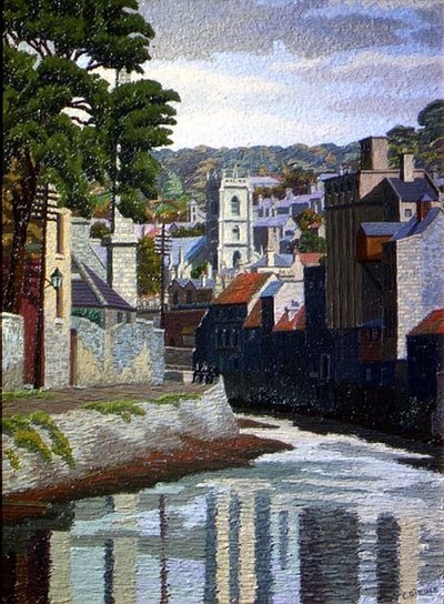 De Avon, Bath door Charles Ginner