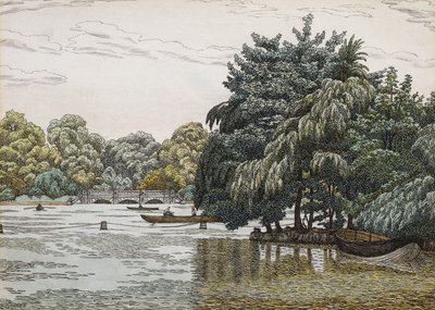 De Serpentine, Hyde Park door Charles Ginner