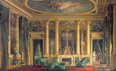 Een salon in het hotel van Monsieur Basile Parent, Place Vendome, Parijs, 1866 door Charles Giraud