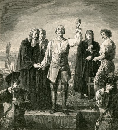 Executie van majoor Davel door Charles Gleyre