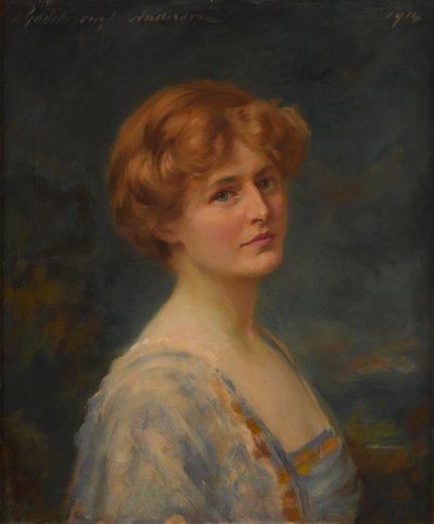 Dame Florence Simpson DBE, 1914 door Charles Goldsborough Anderson