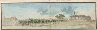 Hubertusburg Kasteel door Charles Gore