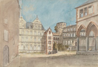 Ruïnes van het Kasteel van Heidelberg door Charles Gore