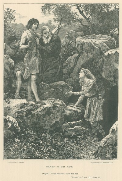Illustratie voor Cymbeline door Charles Green