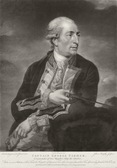 Portret van George Farmer (1732-79) Kapitein van HMS 