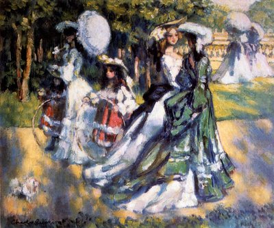 Promenade, ca. 1911 door Charles Guerin
