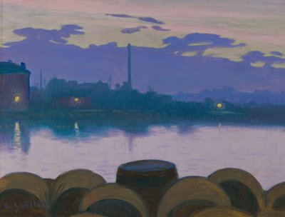 Rivierlandschap door Charles Guilloux