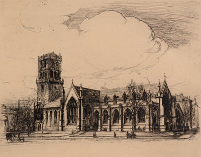 Stads kerken, Dundee door Charles Gustav Louis Phillips