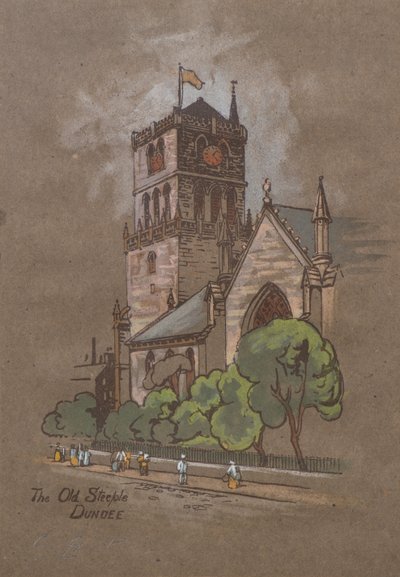 De Oude Toren, Dundee door Charles Gustav Louis Phillips