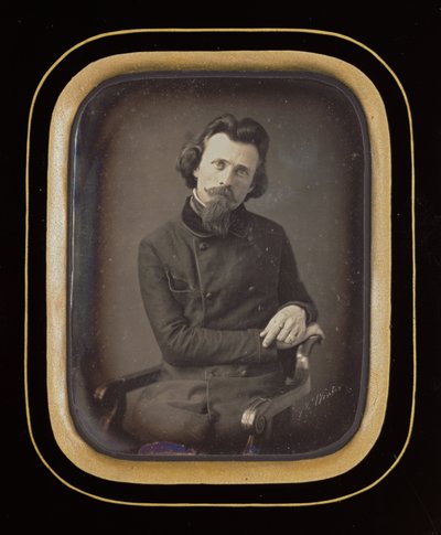 Portret van een zittende man door Charles H. Winter