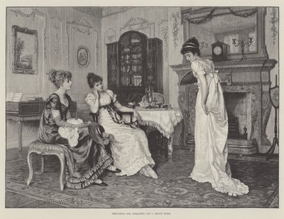Voorbereiding op de verovering door Charles Haigh Wood