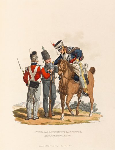 3e Huzaren, Infanterie en Lichte Infanterie. King