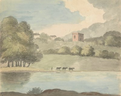 Rivierlandschap door Charles Hamilton Smith