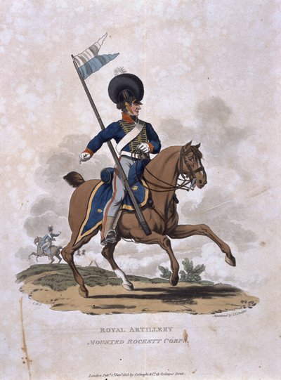 Royal Artillery Mounted Rockett Corps, uit 
