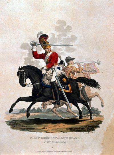 Soldaat van het Eerste Regiment van Life Guards, uit 
