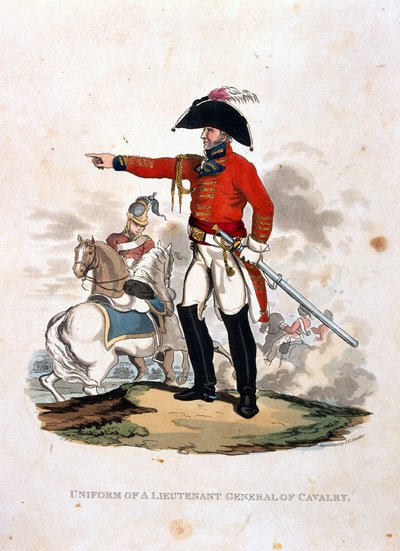 Uniform van een luitenant-generaal van de cavalerie, uit 