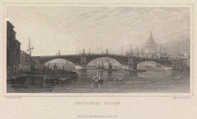 Southwark Brug door Charles Heath