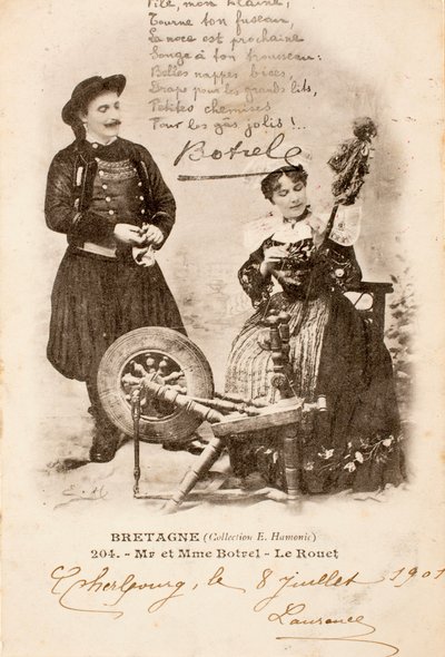 Oude ansichtkaart Le Rouet Bretagne Frankrijk door Augustus Kollner