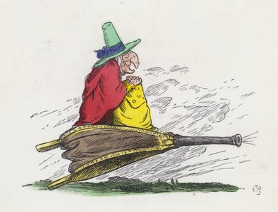 De oude weerheks door Charles Henry (after) Bennett