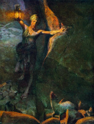 Het Zoeken naar het Verloren Schaap door Charles Herbert Moore