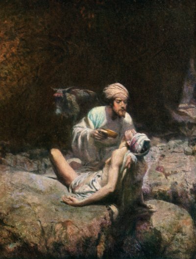 De Barmhartige Samaritaan door Charles Herbert Moore