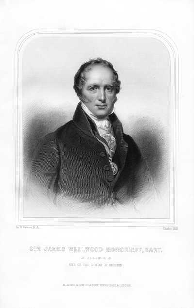Sir James Wellwood Moncrieff, eminente Schotse rechter, 1870 door Charles Holl