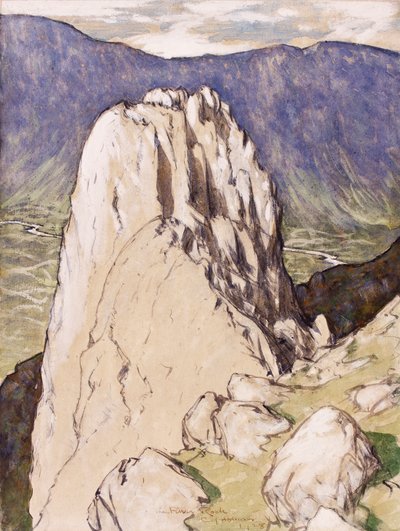 De Pilaarrots, 1928 door Charles John Holmes
