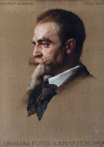 Portret van E. Onslow Ford, 1901 door Charles Holroyd
