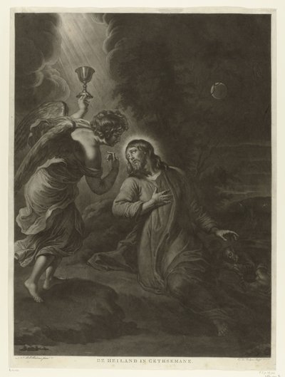 Christus in de hof van Getsemane door Charles Howard Hodges