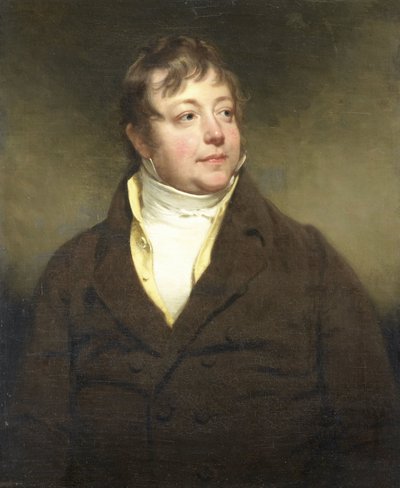 Portret van een man, misschien J.W. Beynen door Charles Howard Hodges