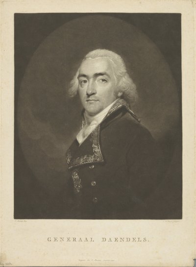 Portret van Herman Willem Daendels door Charles Howard Hodges