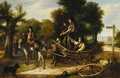 Ongeluk bij het Kruispunt, 1880 door Charles Hunt
