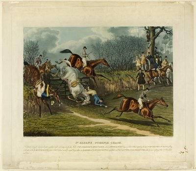 Saint Albans Steeplechase door Charles Hunt