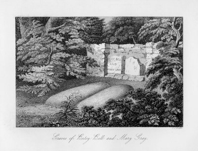 Graf van Bessy Bell en Mary Gray, nabij Perth, 1840 door Charles J. Smith