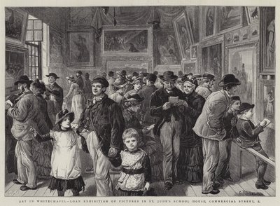 Kunst in Whitechapel, Leningtentoonstelling van schilderijen in St Jude