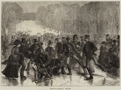 Kerstdag Sporten in Versailles door Charles J. Staniland