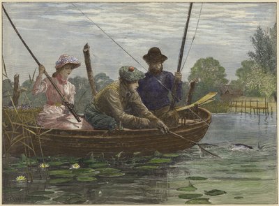 Vissen op de Norfolk Broads door Charles J. Staniland