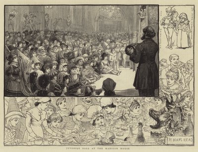 Jeugdbal in het Mansion House door Charles J. Staniland