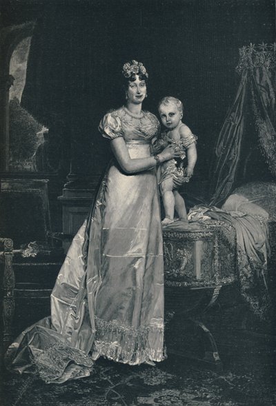 Maria Louisa en de koning van Rome, 1812, 1896 door Charles J. State