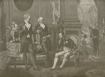 Napoleon, Goethe en Wieland, 1808, 1896 door Charles J. State