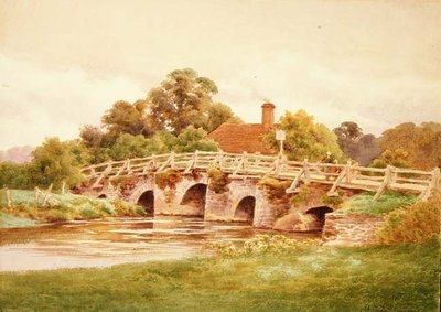Frensham Bridge door Charles James Adams