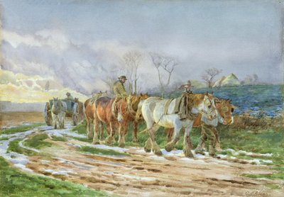 Op Weg Naar Huis door Charles James Adams