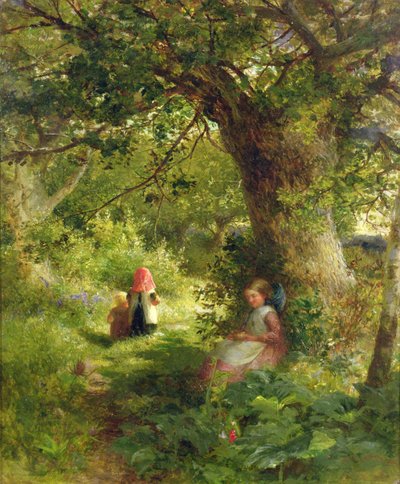 Lente in het Bos door Charles James Lewis