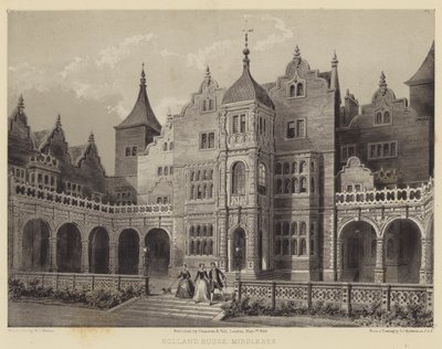 Holland House, Middlesex door Charles James Richardson