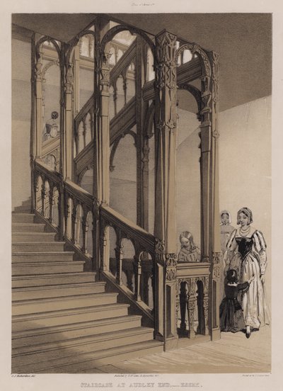 Trap in Audley End, Essex door Charles James Richardson