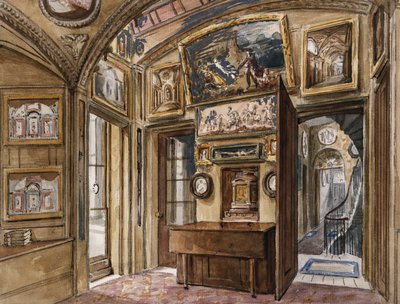 De ontbijtkamer in het Sir John Soane