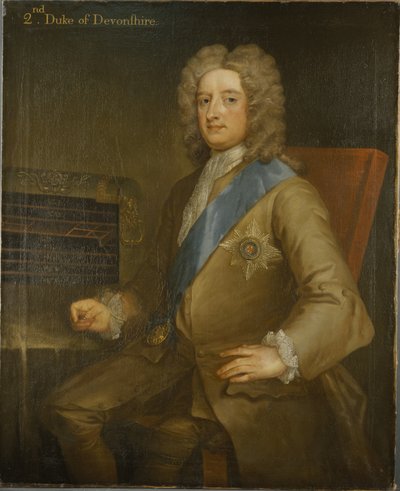 Portret van William Cavendish, 2e Hertog van Devonshire door Charles Jervas